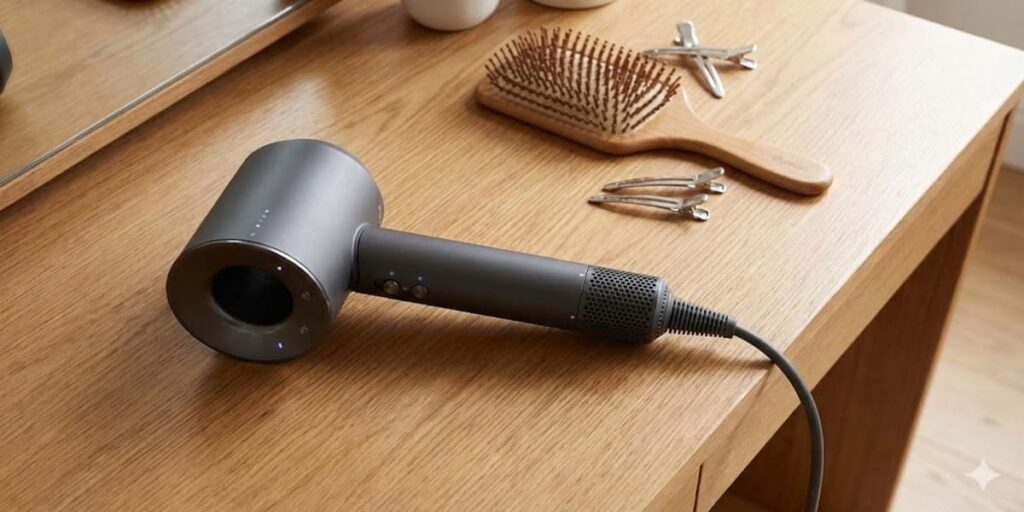 Dyson HD17 停頓待機模式實測，平放自動停機功能