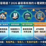 哪種貸款比較容易過？2026 最容易核准的 6 種貸款方式與條件